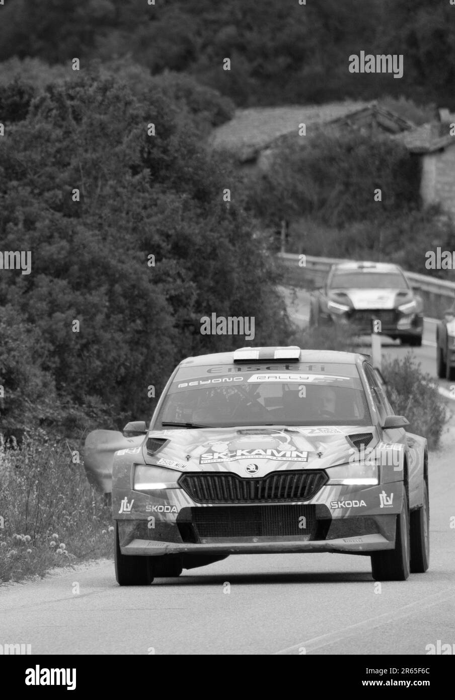 Olbia , Italia - 02-06-2023: WCR Rally Italia SARDEGNA STESSA VETTURA DI GARA Foto Stock