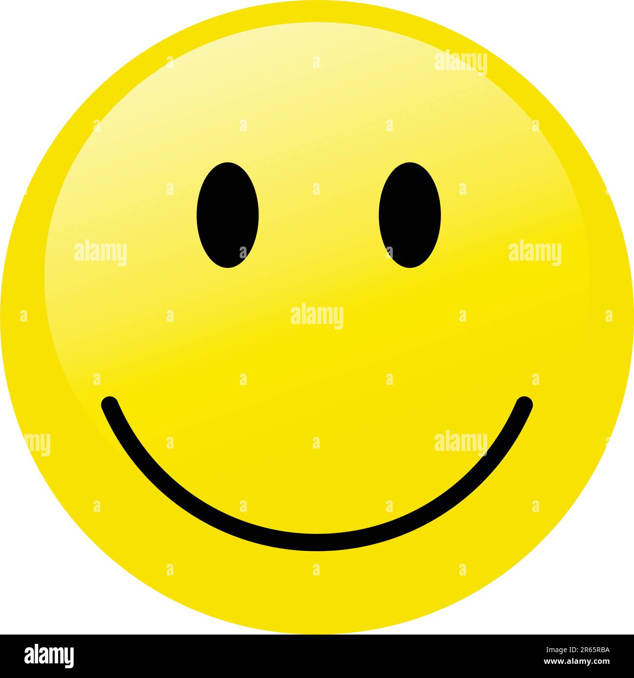 simbolo sorriso su sfondo bianco Illustrazione Vettoriale