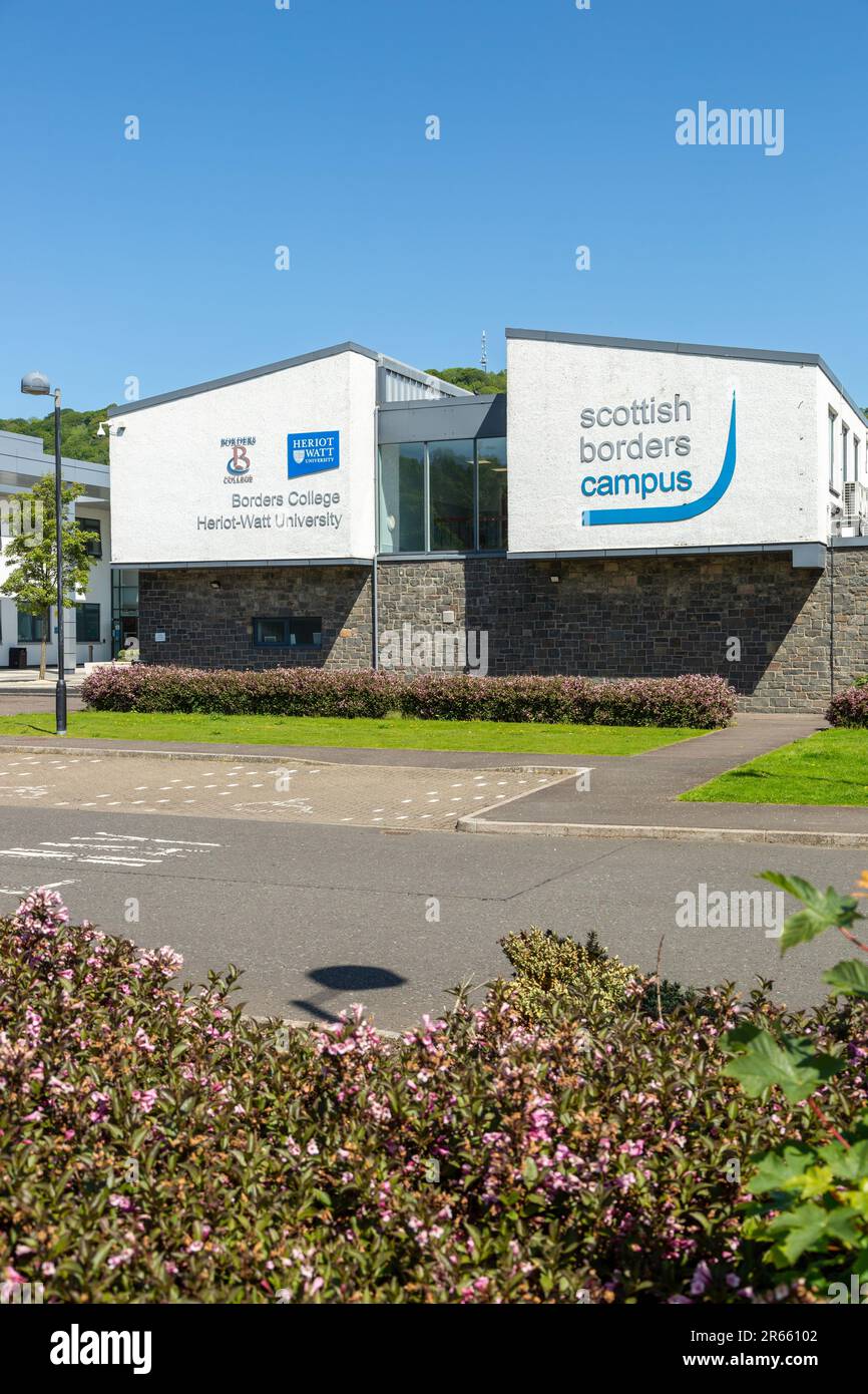 Scottish Borders Campus, Borders College, Heriot-Watt University, Galashiels, Scottish Borders, Scozia Foto Stock