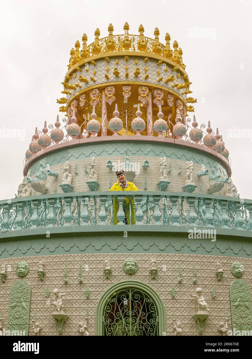 La torta nuziale di Joana Vasconcelos a Waddesdon Manor Foto Stock