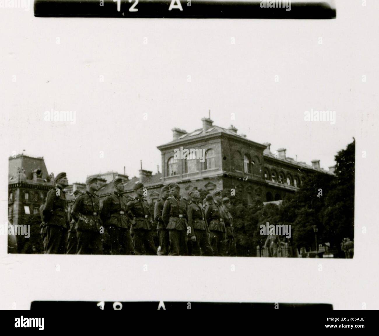 SS fotografo Bergmann, Johannes, Leibstandarte Adolf Hitler, Francia