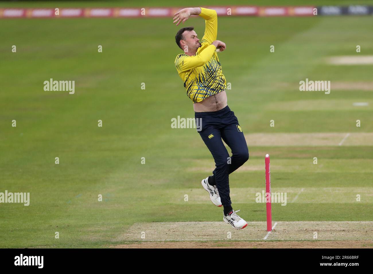 Ashton Turner di Durham durante la Vitality T20 Blast Match tra Durham e Northamptonshire Steelbacks al Seat Unique Riverside, Chester le Street martedì 6th giugno 2023. (Foto: Mark Fletcher | NOTIZIE MI) Credit: NOTIZIE MI & Sport /Alamy Live News Foto Stock