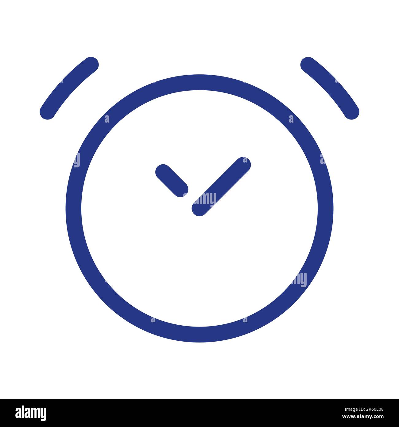 Vettore icona orologio. EPS 10 dal design piatto per Web e app. Illustrazione Vettoriale
