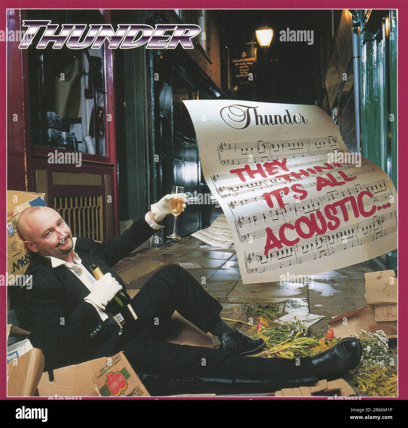 CD: Thunder - pensano che sia tutto acustico... ...È ora. (TOCP-67157), Promo, rilasciato il 11 aprile 2003. Foto Stock