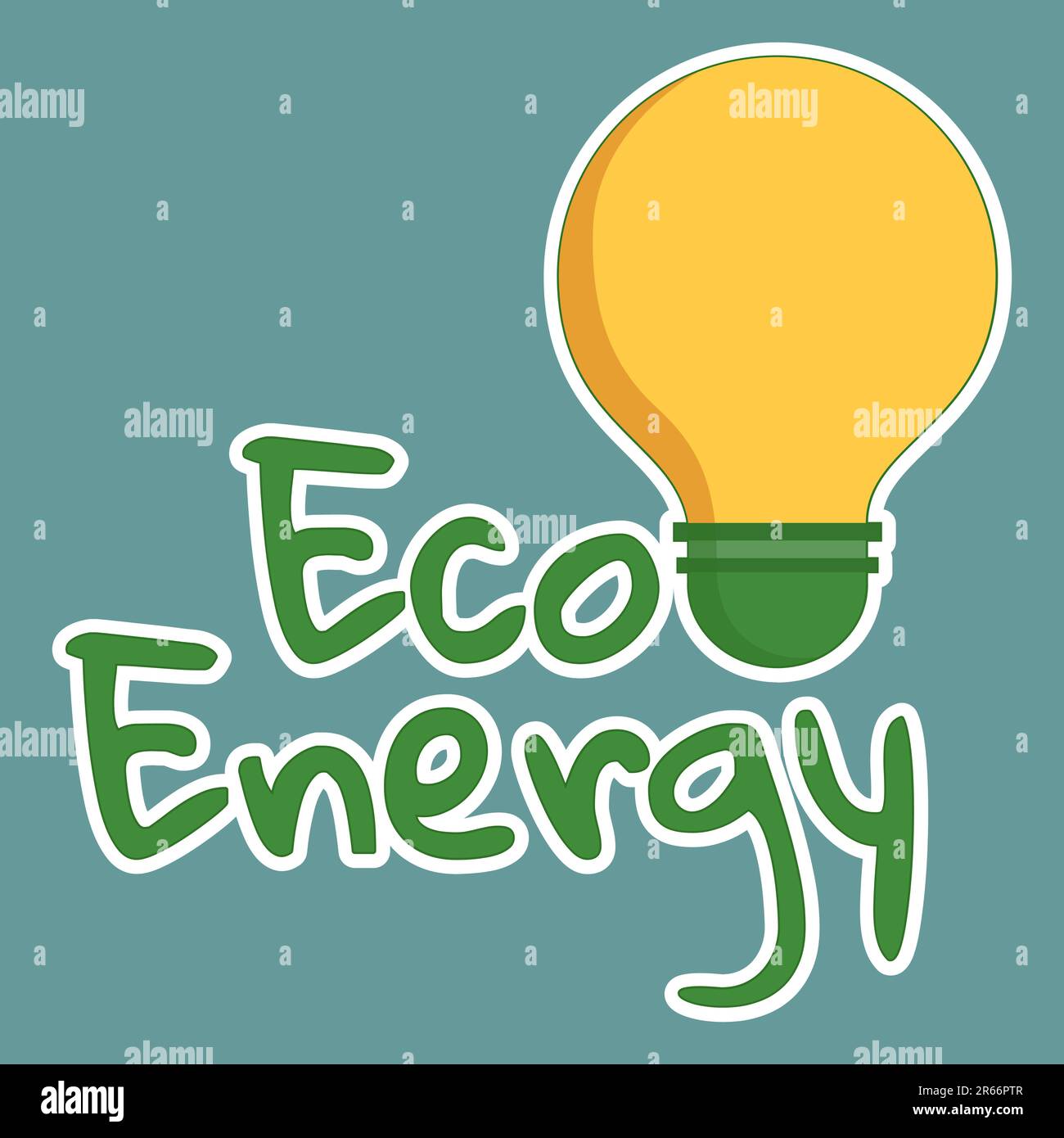 Progettazione eco-energetica, illustrazione vettoriale per il concetto di green life in EPS 10. Illustrazione Vettoriale