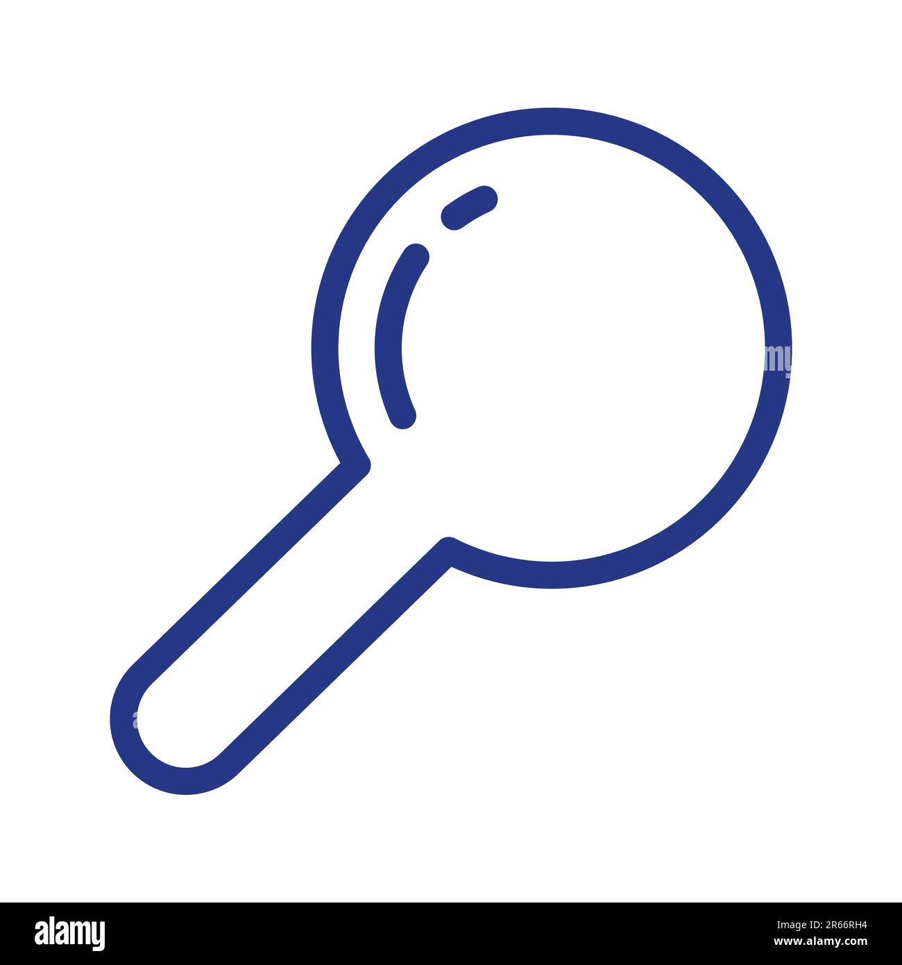 Vettore di icone di ricerca isolato su sfondo bianco per la progettazione di app web e mobile, concetto di logo di ricerca Illustrazione Vettoriale