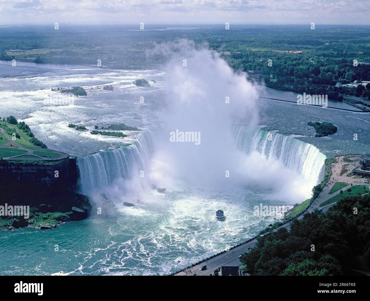 Canada. Ontario. Cascate del Niagara. Cascate Horseshoe dal lato canadese. Foto Stock