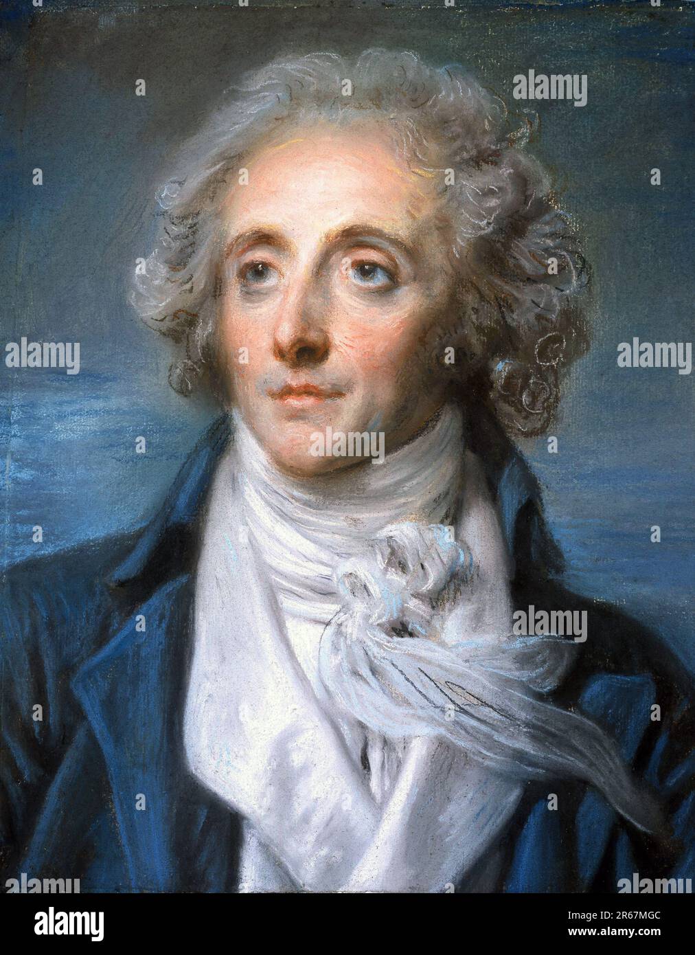 Nicolas Anselme Baptiste, Baptiste aîné (1761 – 1835), attore francese. Nicolas-Pierre-Baptiste Anselme, Pittura di Jean-Baptiste Greuze Foto Stock