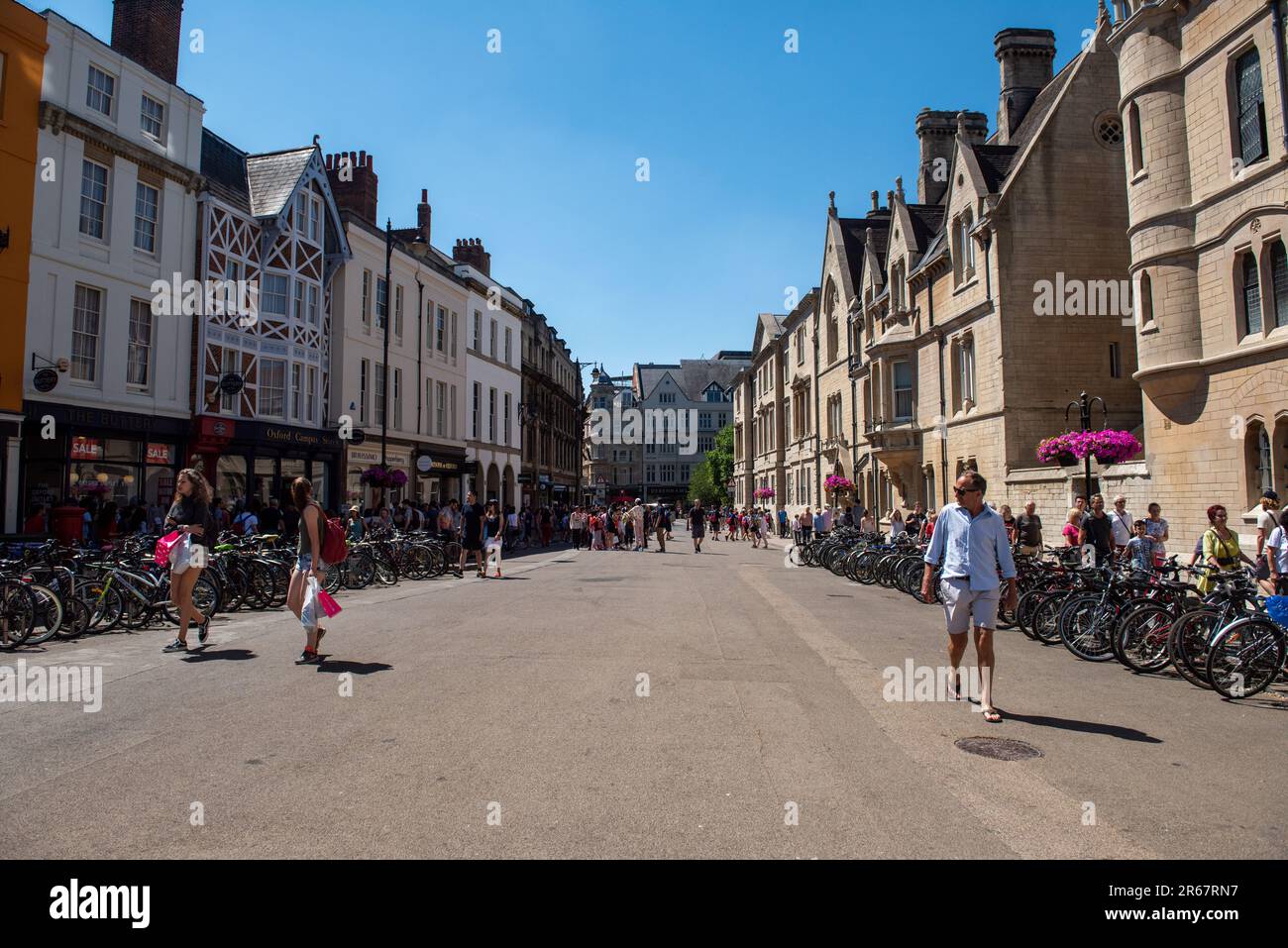 Oxford City Centre Foto Stock