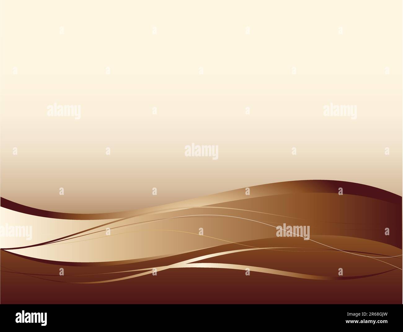 Sfondo con abstract linee lisce e onde Illustrazione Vettoriale