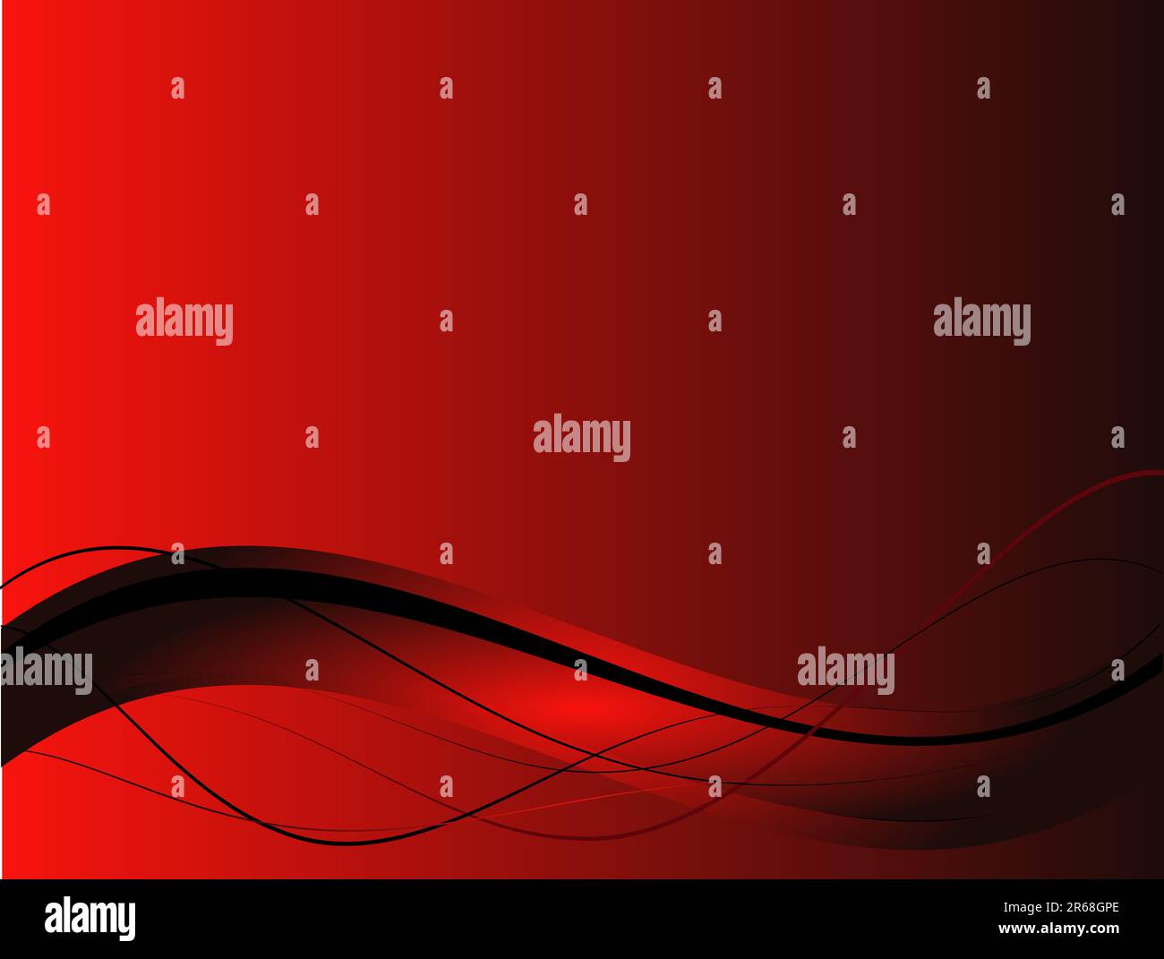 Sfondo con abstract linee lisce e onde Illustrazione Vettoriale