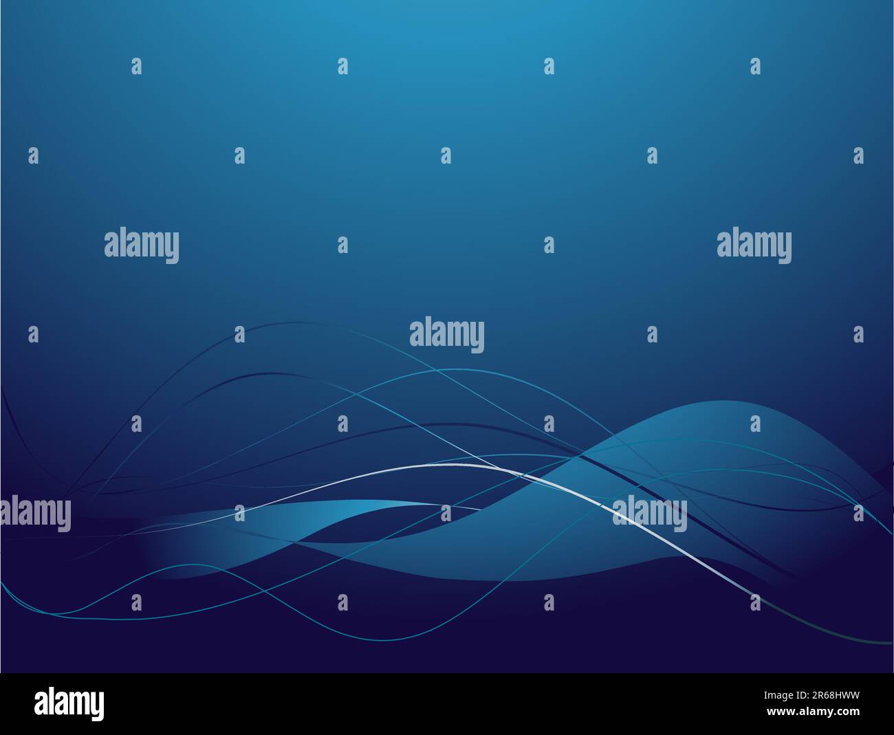 Sfondo con abstract linee lisce e onde Illustrazione Vettoriale