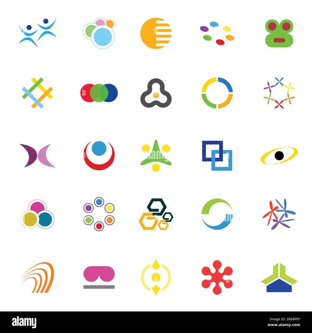 modelli di logo e branding Illustrazione Vettoriale