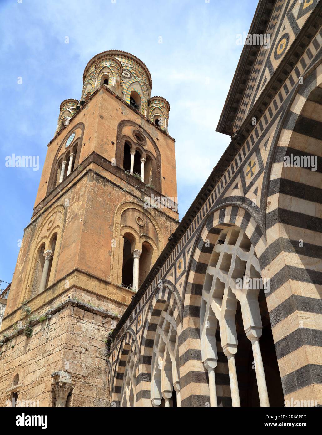 Duomo di Amalfi, Costiera Amalfitana (Costiera amalfitana / Costa d'Amalfi). Cattedrale di Sant'Andrea Foto Stock