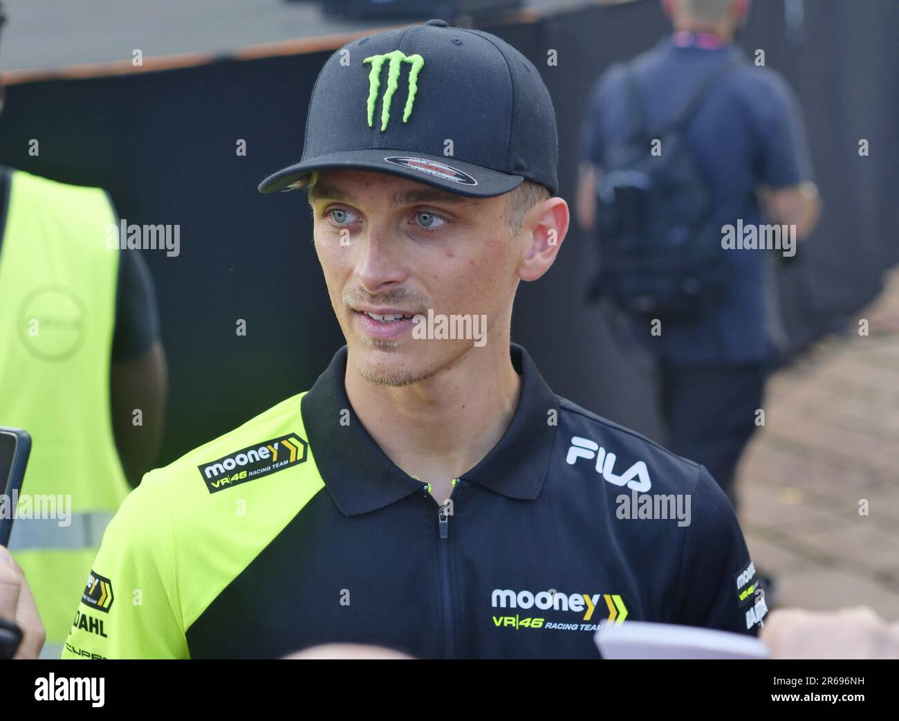 Rho, Milano, Italia. 08th giugno, 2023. Luca Marinii ospite del grande party MotoGP all'Arco della Pace di Milano Credit: Independent Photo Agency/Alamy Live News Foto Stock