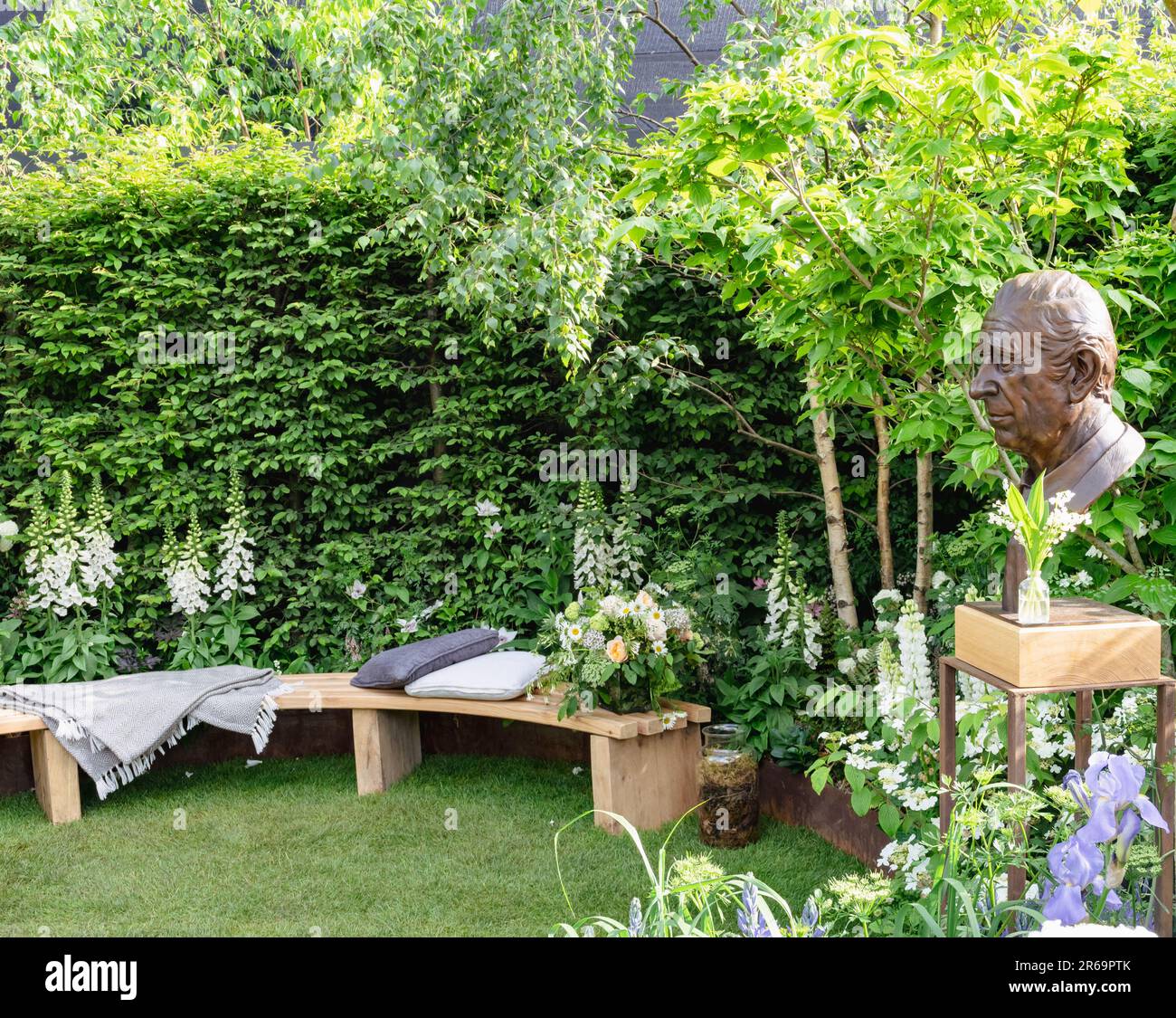 Parte di un giardino al Chelsea Flower Show Foto Stock