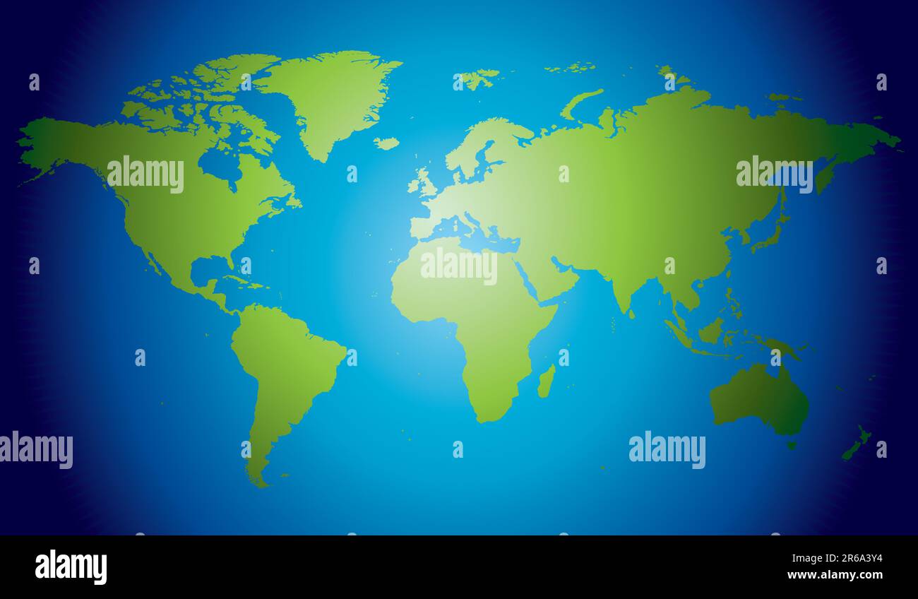 Mappa del mondo estremamente dettagliata disegnata a mano. Controlla il mio portfolio per ulteriori illustrazioni delle mappe. Illustrazione Vettoriale