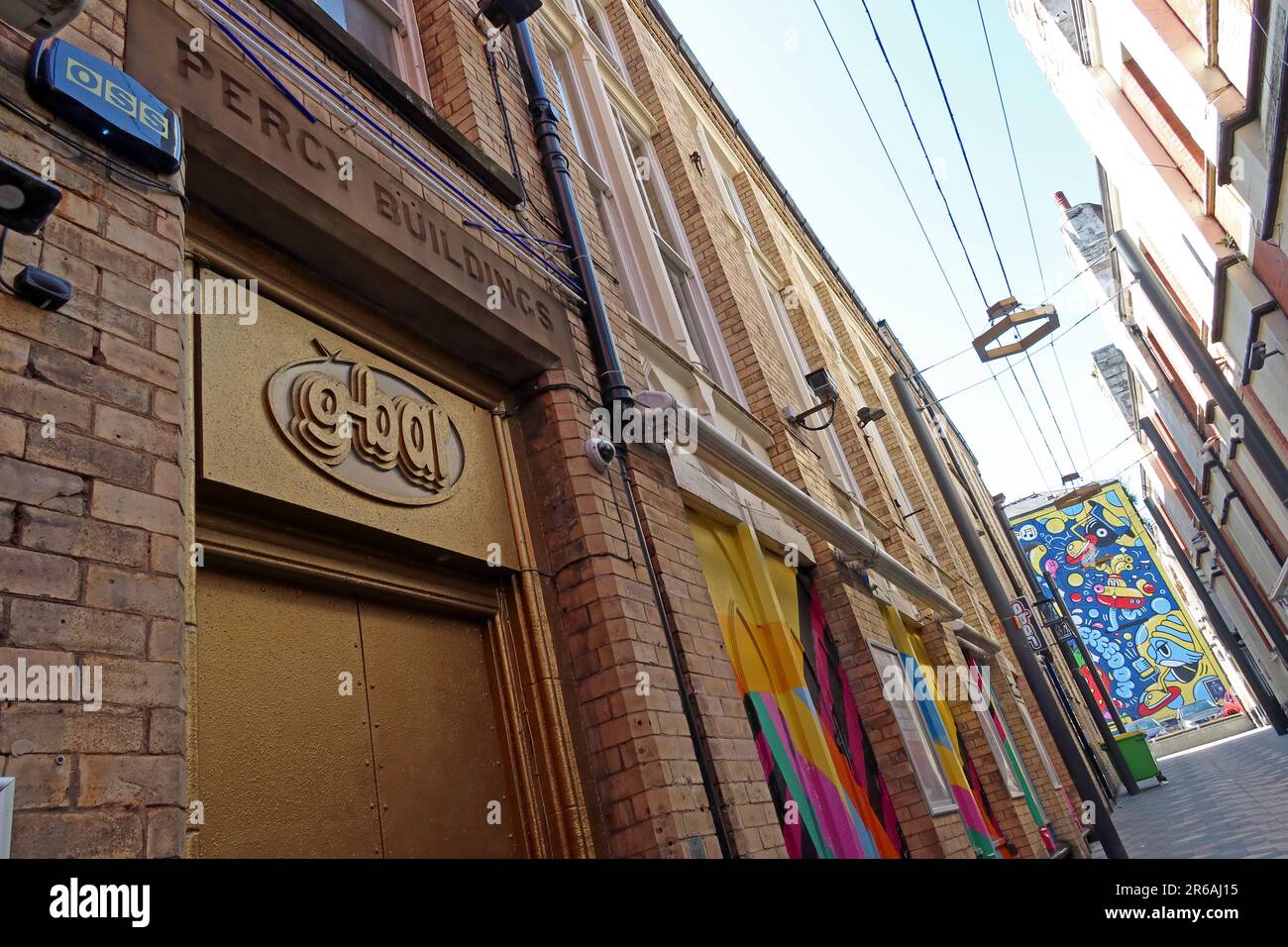 LGBT ingresso a GBar Liverpool, 1-7 Eberle St, Liverpool , Merseyside, Inghilterra, REGNO UNITO, L2 2AG Foto Stock