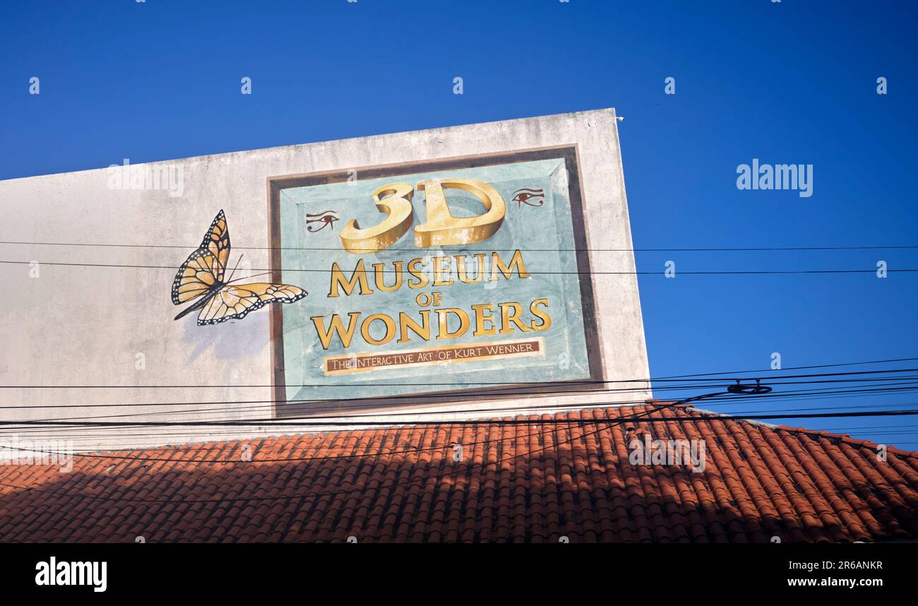 Museo 3D delle meraviglie a Playa del Carmen, Yucatan, Messico Foto Stock