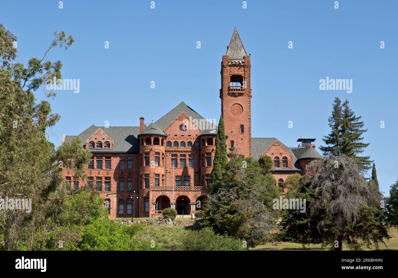 La Preston School of Industry, conosciuta anche come Preston Castle, fu aperta originariamente il 13 giugno 1894. California. Foto Stock