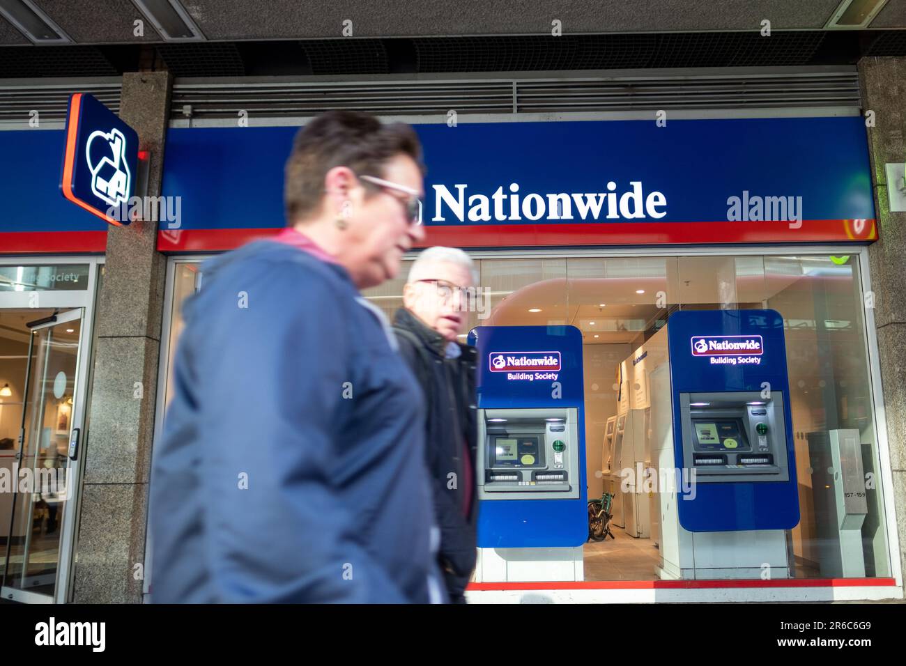 LONDRA - 21 MARZO 2023:Nationwide Building Society, un'istituzione finanziaria britannica di alta qualità Foto Stock