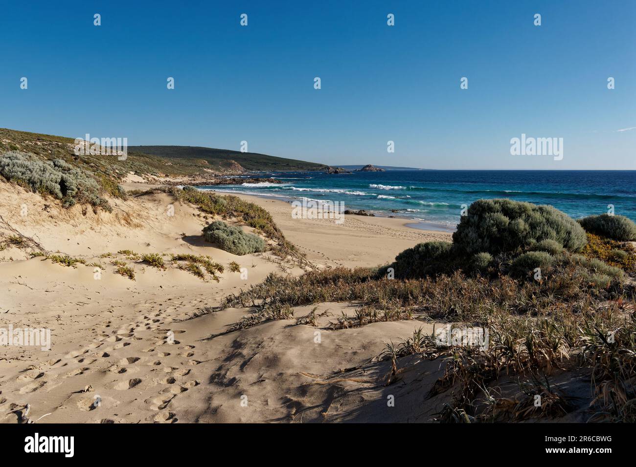 punta di Capo Naturaliste nella regione sud-occidentale dell'Australia occidentale presso la Geographe Bay, il punto più settentrionale del Leeuwin-Naturaliste RID Foto Stock