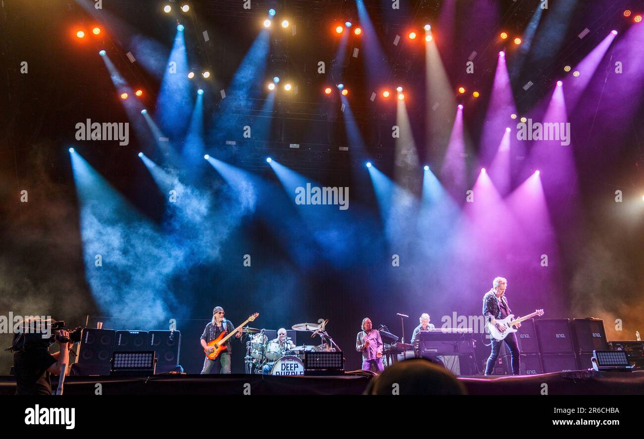 Solvesborg, Svezia, 8 giugno, 2023° giorno 2 Deep Purple (Regno Unito) si esibisce al Festival Sweden Rock. Credit: PEO Mšller/Alamy Live News Foto Stock