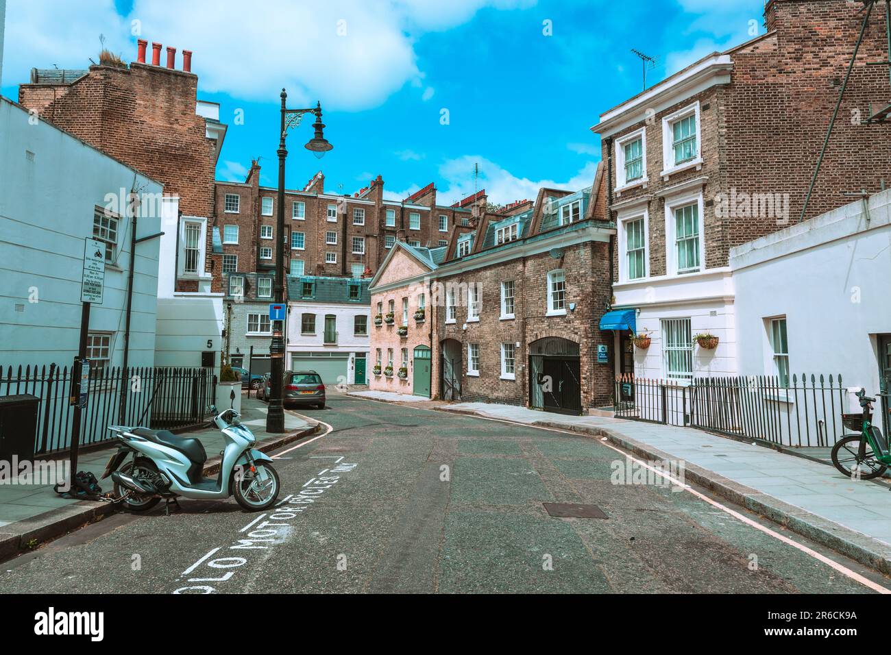 Residential Street a Chelsea, Londra Foto Stock