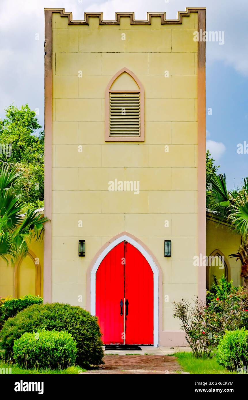 Oasis House of Prayer è nella foto, 5 giugno 2023, a Gulfport, Mississippi. La chiesa non-denominazionale serve anche come cappella di nozze. Foto Stock
