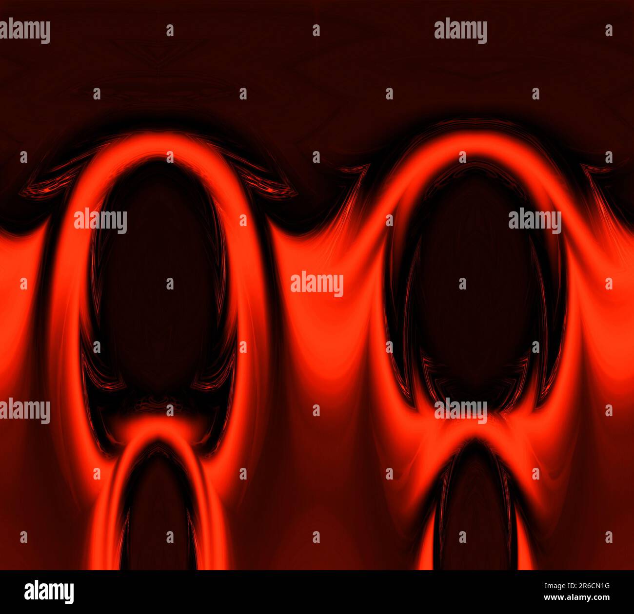 Disegno geometrico colorato con pavone astratto, motivo a righe ondulate colorate per tessuti e design, illustrazione frattale astratta per design creativo Foto Stock
