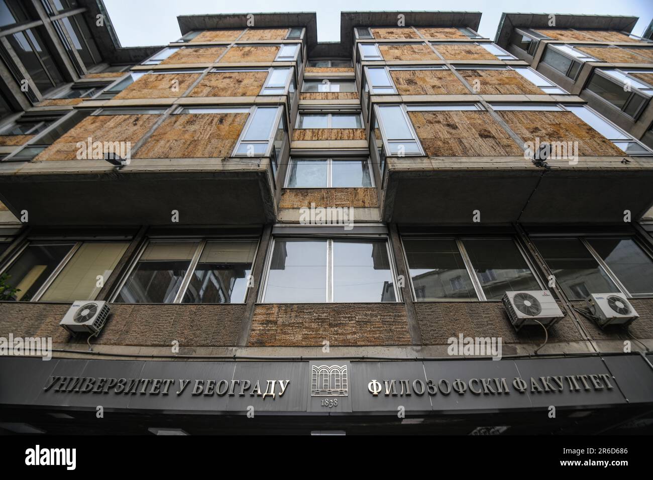 Università di Belgrado, Facoltà di Filosofia. Serbia Foto Stock