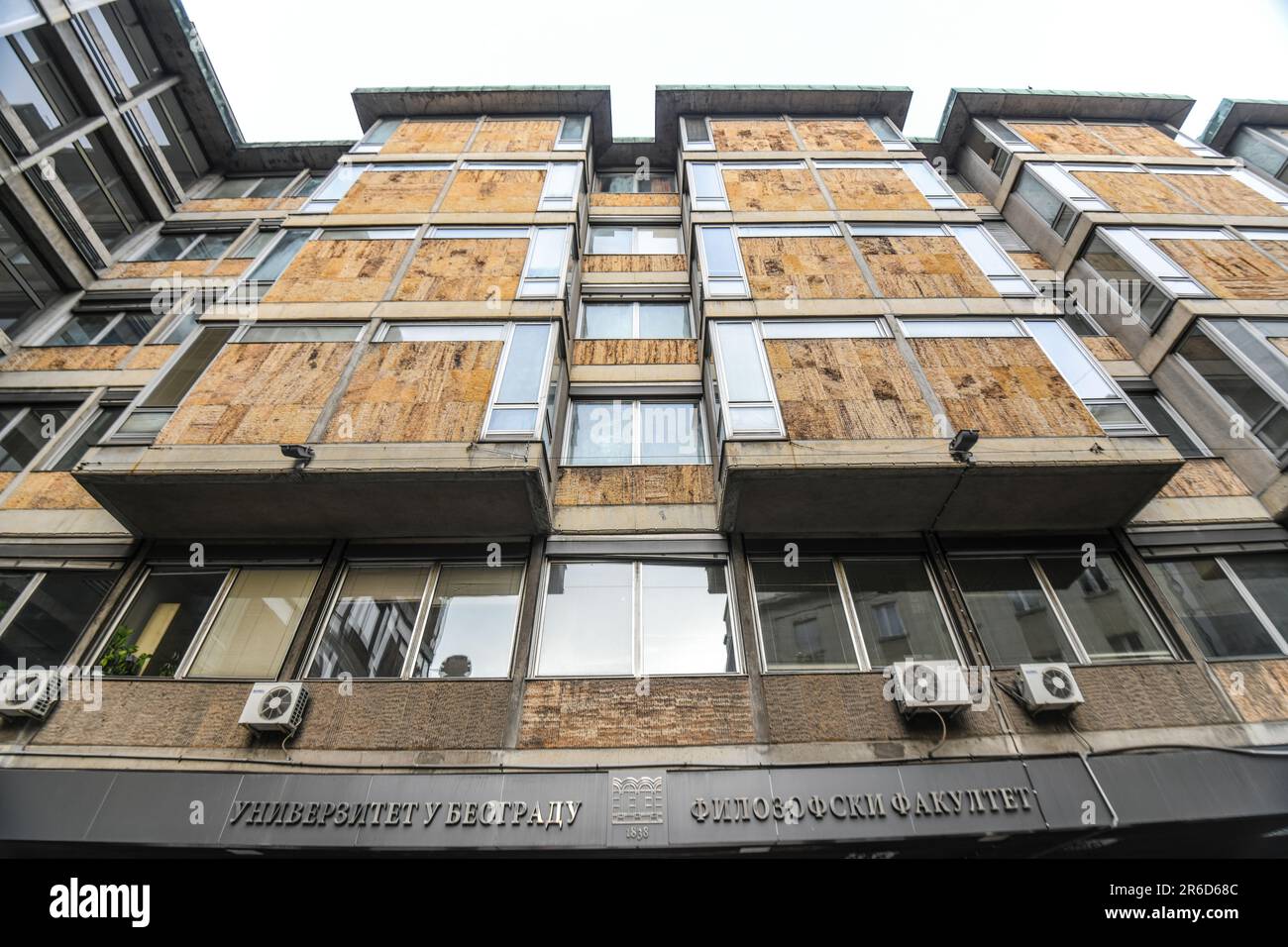 Università di Belgrado, Facoltà di Filosofia. Serbia Foto Stock