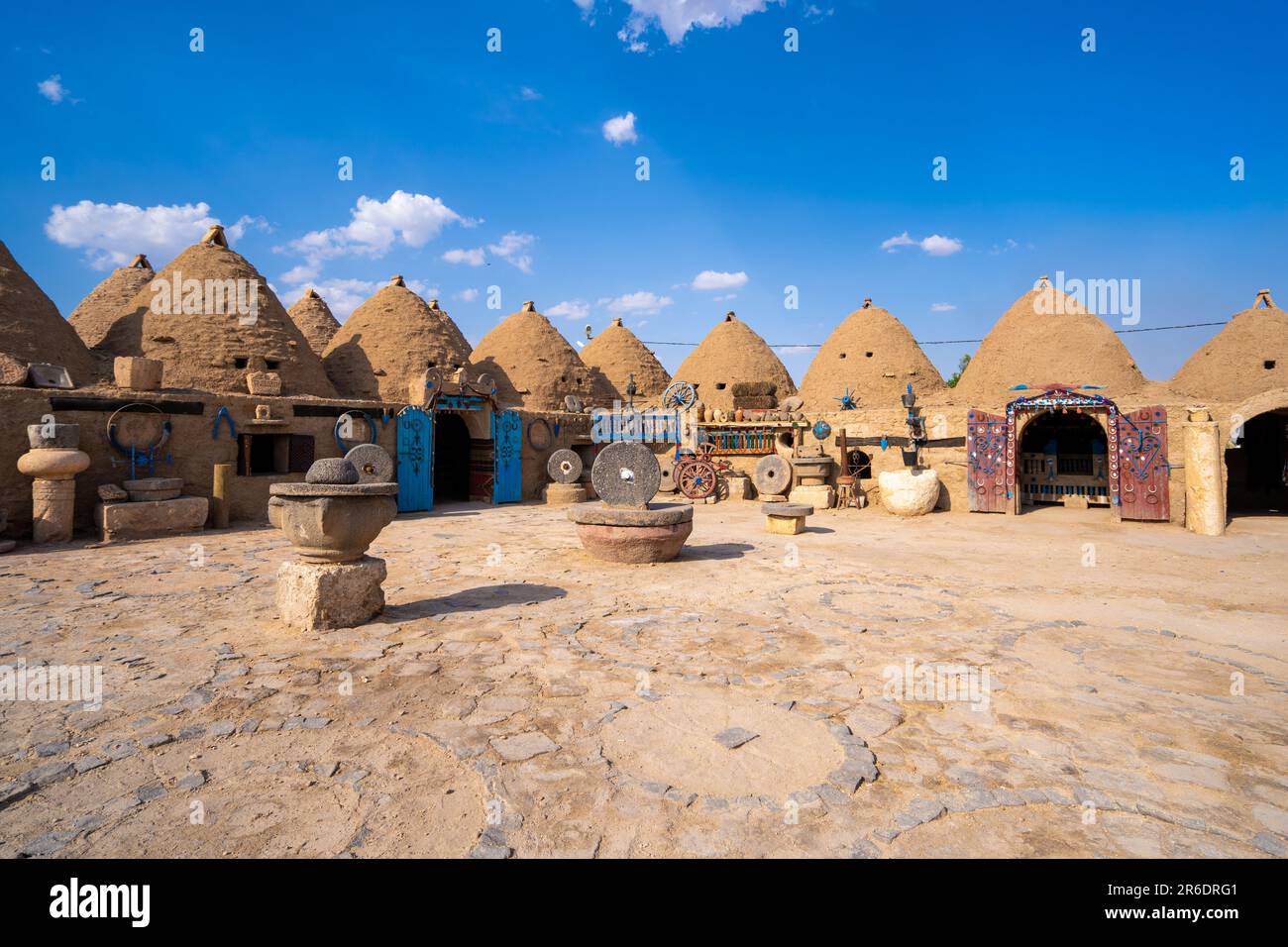 Le case dell'alveare di Harran. Case storiche nelle grotte di Sanliurfa, Turchia. Foto Stock