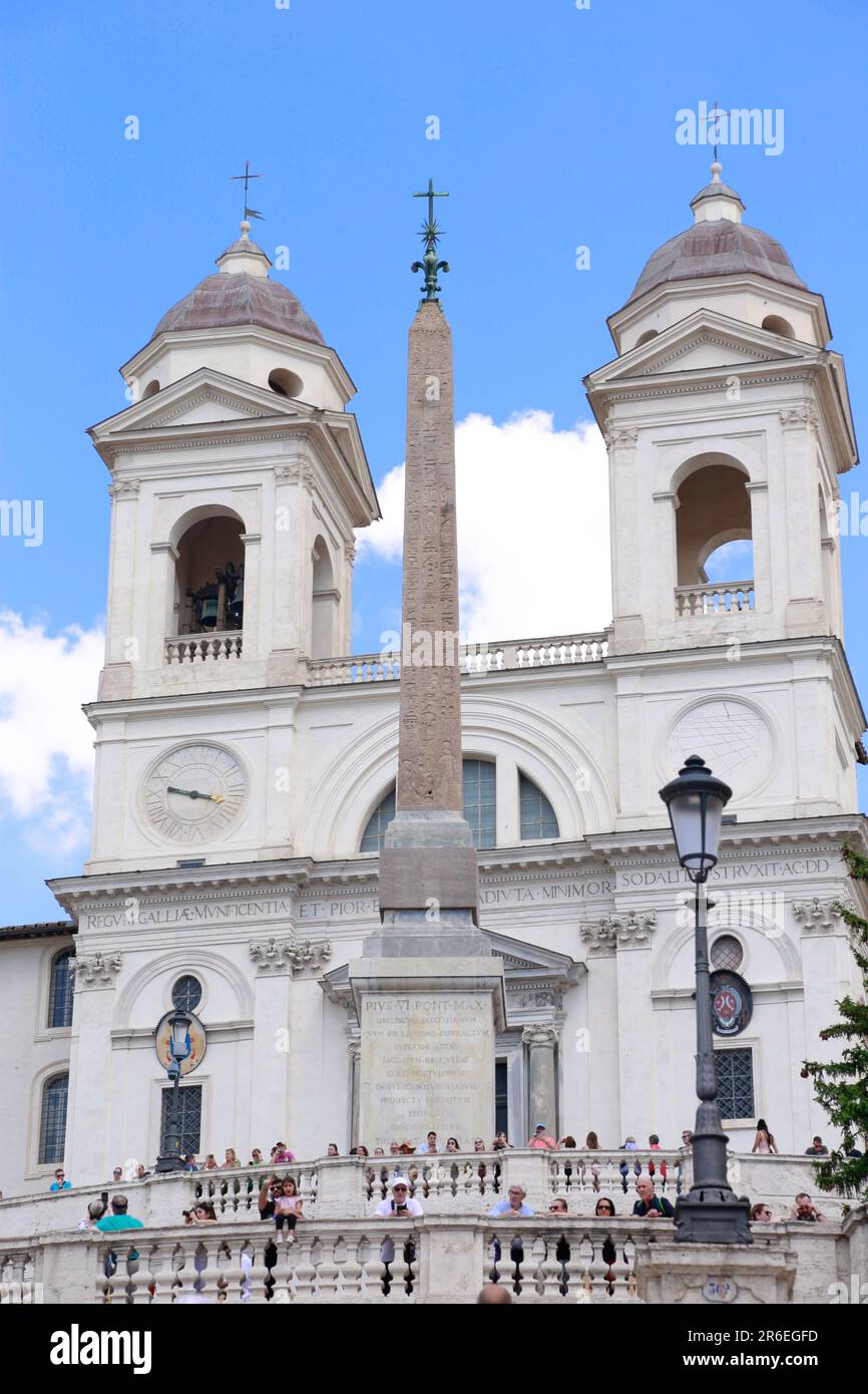 Piazza di Spagna, le piazze più famose di Roma Foto Stock