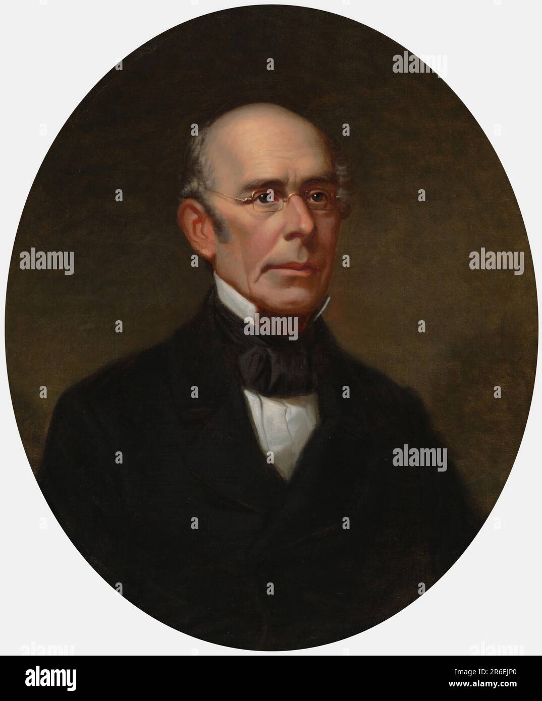 William Lloyd Garrison. olio su tela. Data: 1855. MUSEO: GALLERIA NAZIONALE DI RITRATTO. Foto Stock