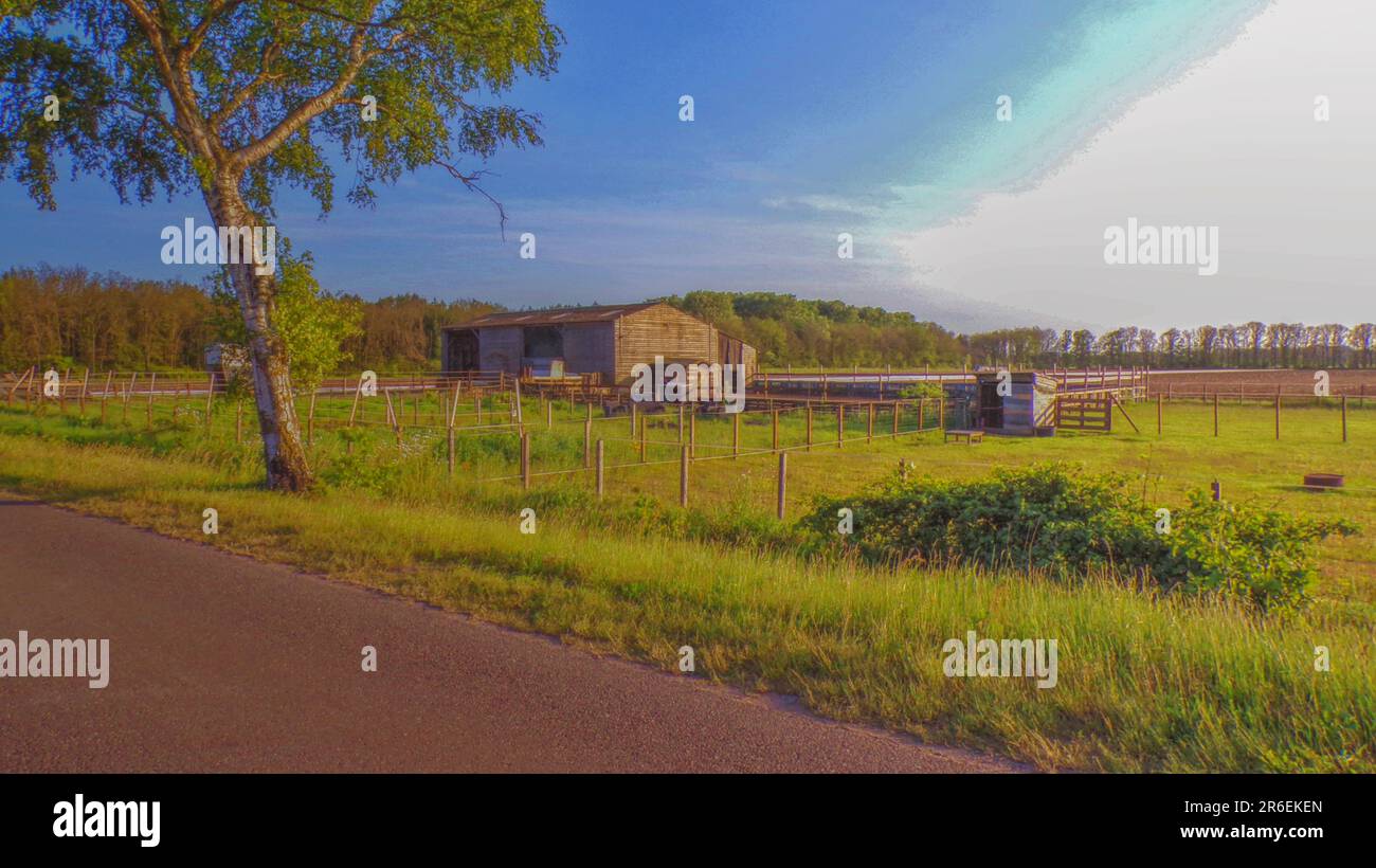 Piccola fattoria Foto Stock