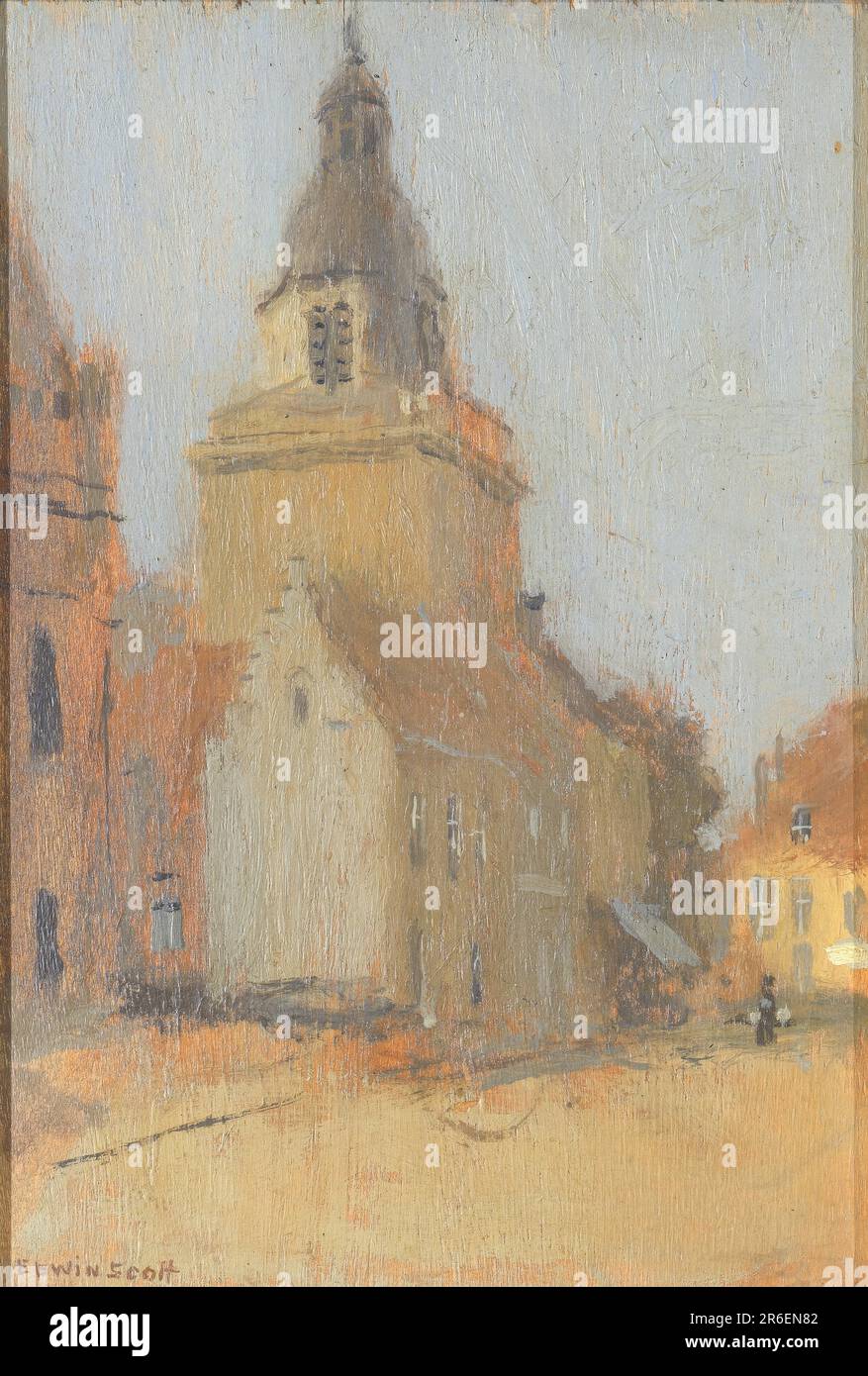 Eglise de Ville. Data: N.d. olio su legno. Museo: Smithsonian American Art Museum. Foto Stock