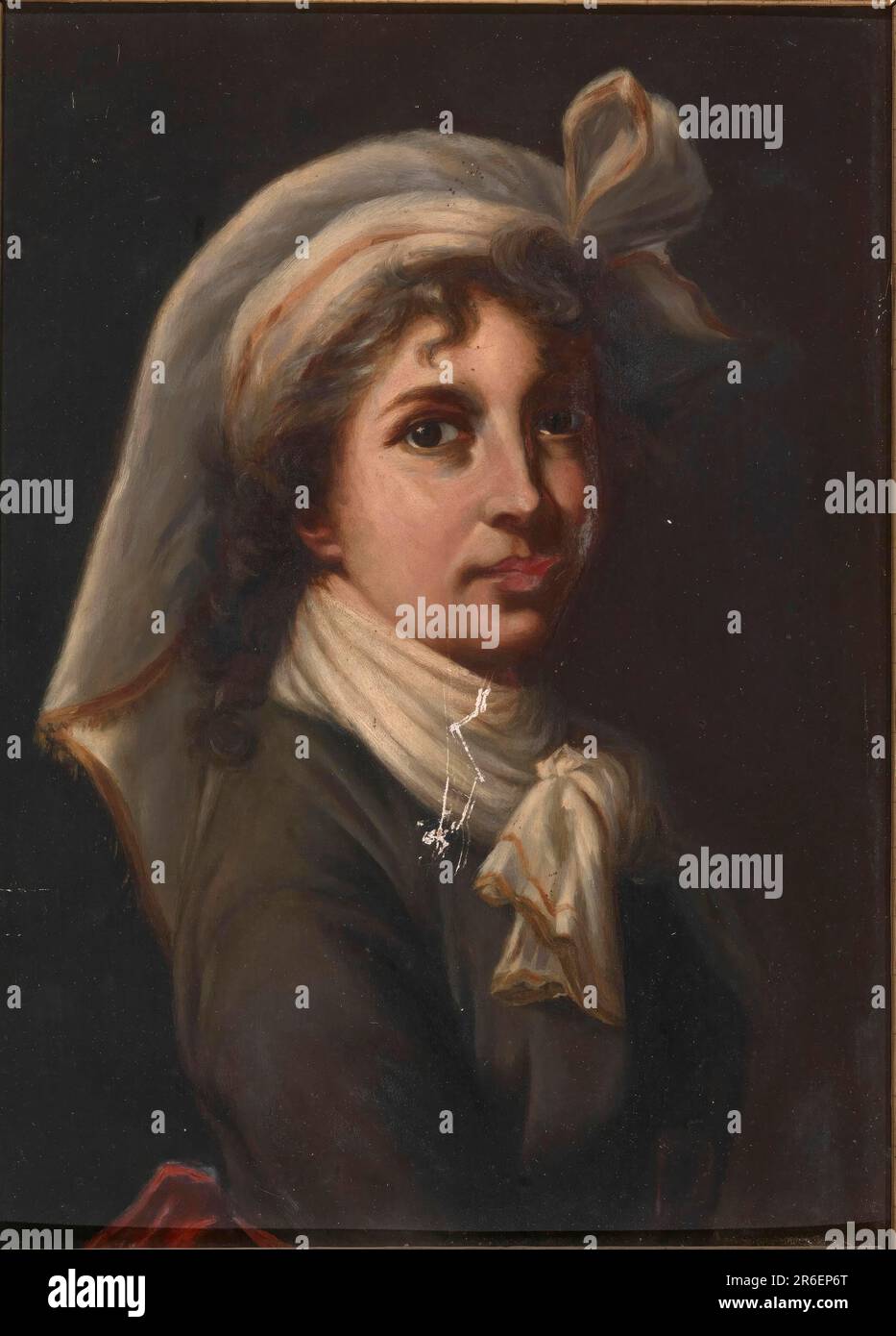 Ritratto di una ragazza. Data: N.d. Olio su cartone. Museo: Smithsonian American Art Museum. Foto Stock
