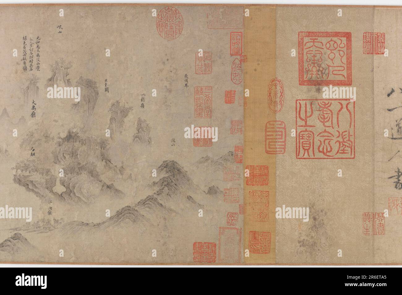 Il fiume Shu. inchiostro sulla carta. Origine: Cina. Data: 13th ° secolo. Periodo: Dinastia Song Meridionale. Museo: Freer Gallery of Art e Arthur M. Sackler Gallery. Foto Stock