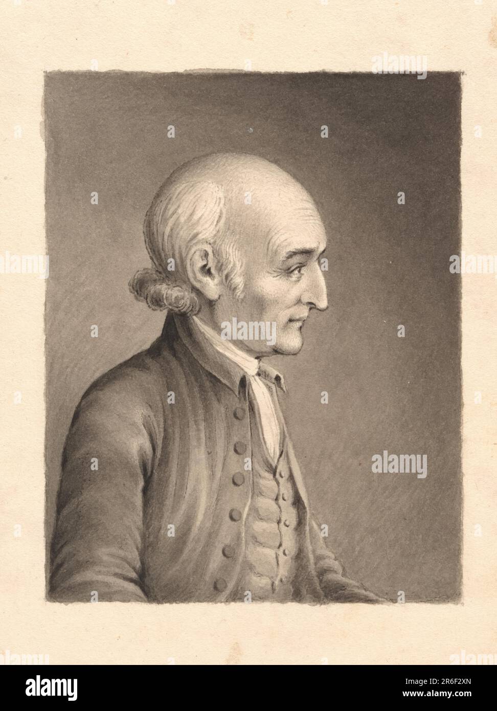 George Wythe. Data: 1825. inchiostro sulla carta. MUSEO: GALLERIA NAZIONALE DI RITRATTO. Foto Stock