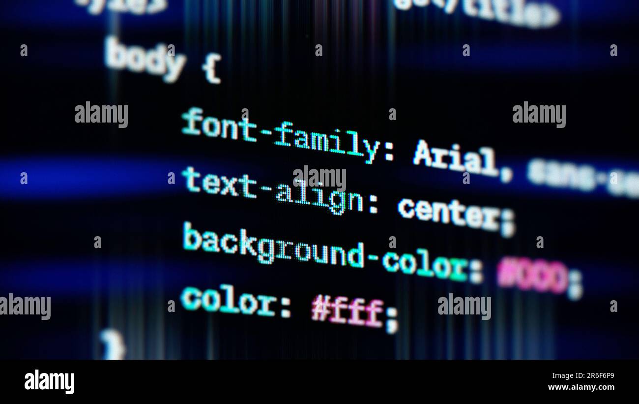 New York, USA - 31.05.2023: Codice HTML scritto da Chatgpt. Editoriale. Foto Stock