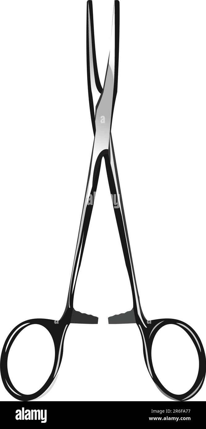 Lo strumento chirurgico. Vettore Illustrazione Vettoriale