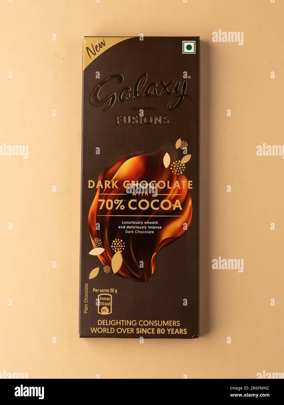 Bangal occidentale, India - 20 maggio 2023 : foto al cioccolato Galaxy scattate su sfondo diverso. Foto Stock