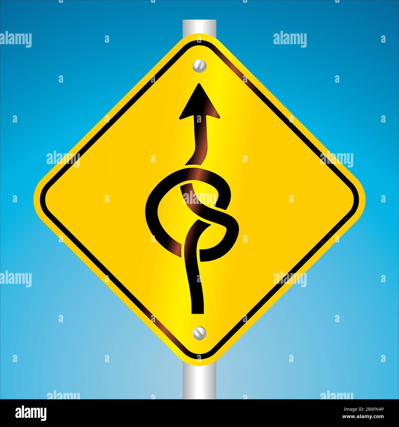 Il traffico di segnalazione segno - illustrazione vettoriale Illustrazione Vettoriale