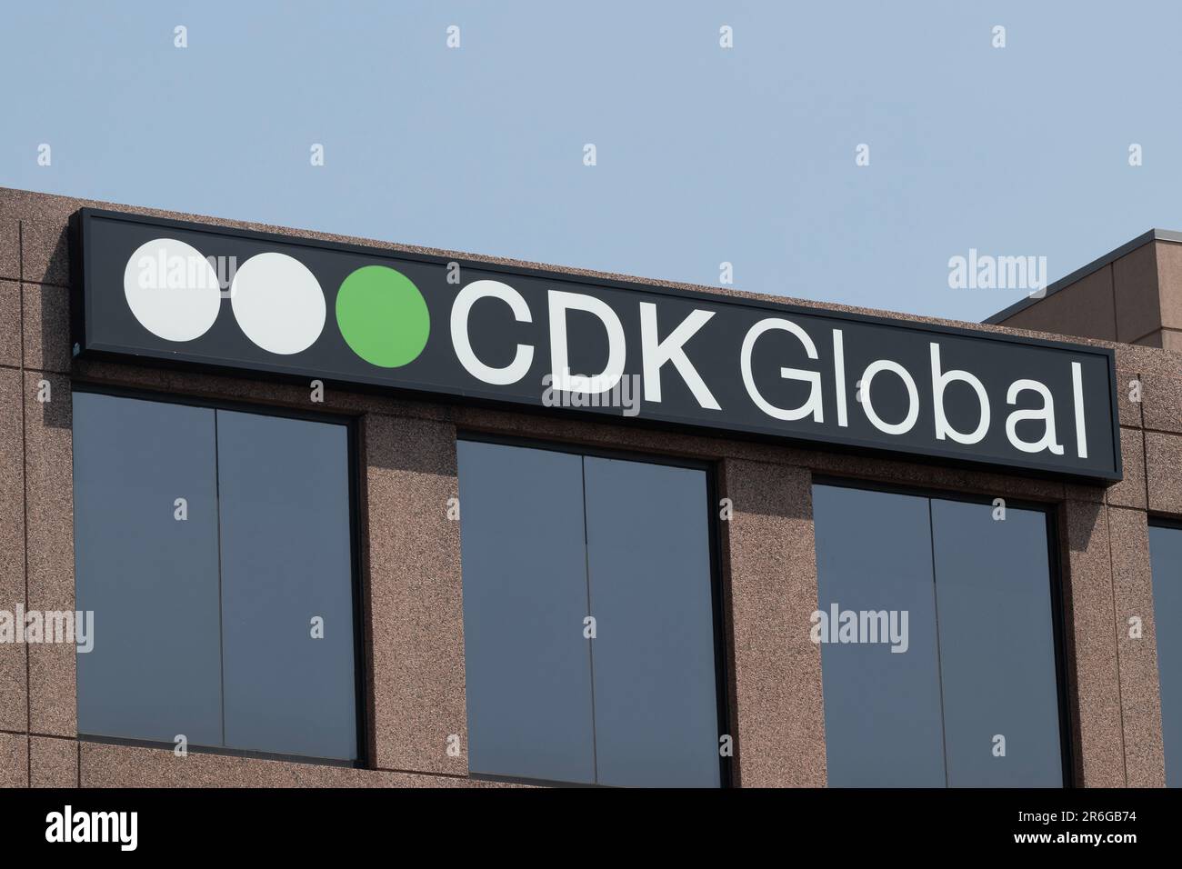 Cincinnati - 8 giugno 2023: CDK Global Sales Location. CDK fornisce soluzioni IT e di flusso di lavoro per i concessionari di auto. Foto Stock