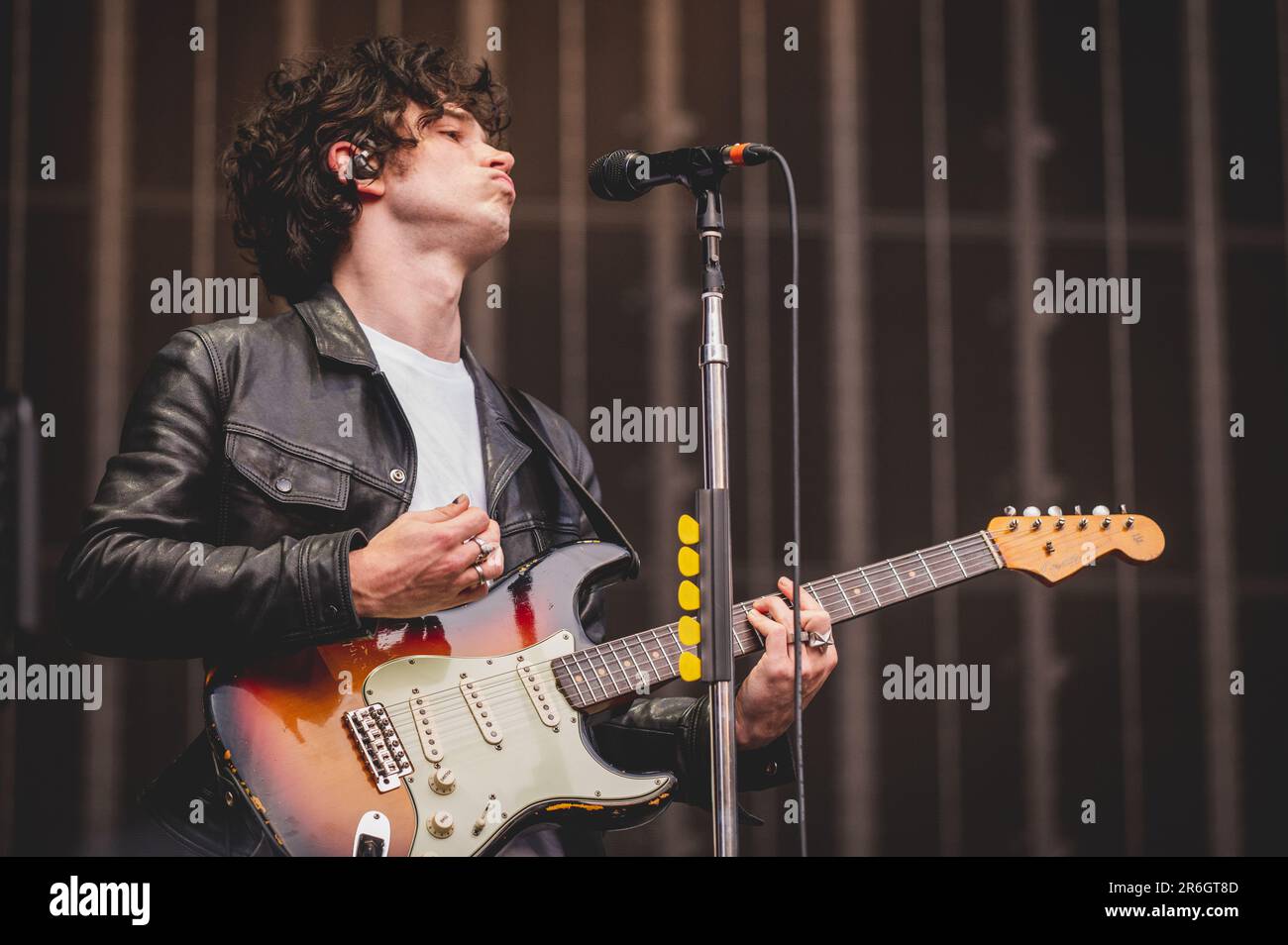 L'inalatore irlandese indie upstarts supporta Sam Fender a St. James' Park a Newcastle upon Tyne, Regno Unito. 9th giugno, 2023. Credit: Thomas Jackson/Alamy Live News Foto Stock