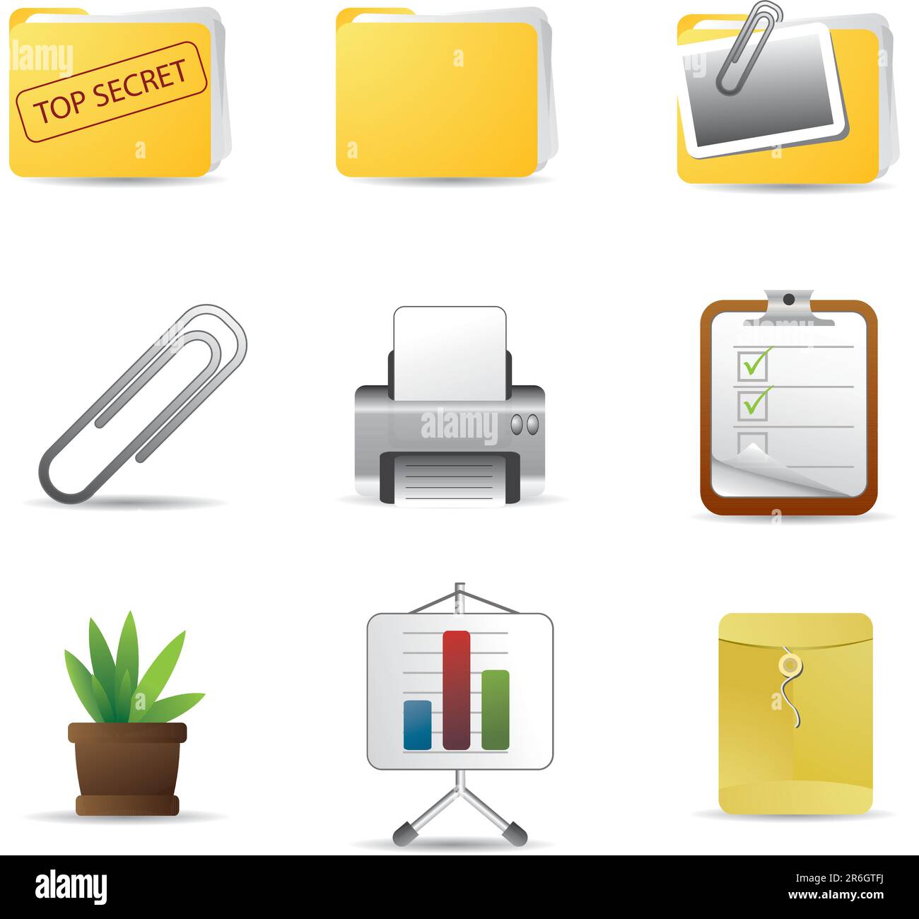 Semplice set di icone per pagine Web, applicazioni o stampa Illustrazione Vettoriale