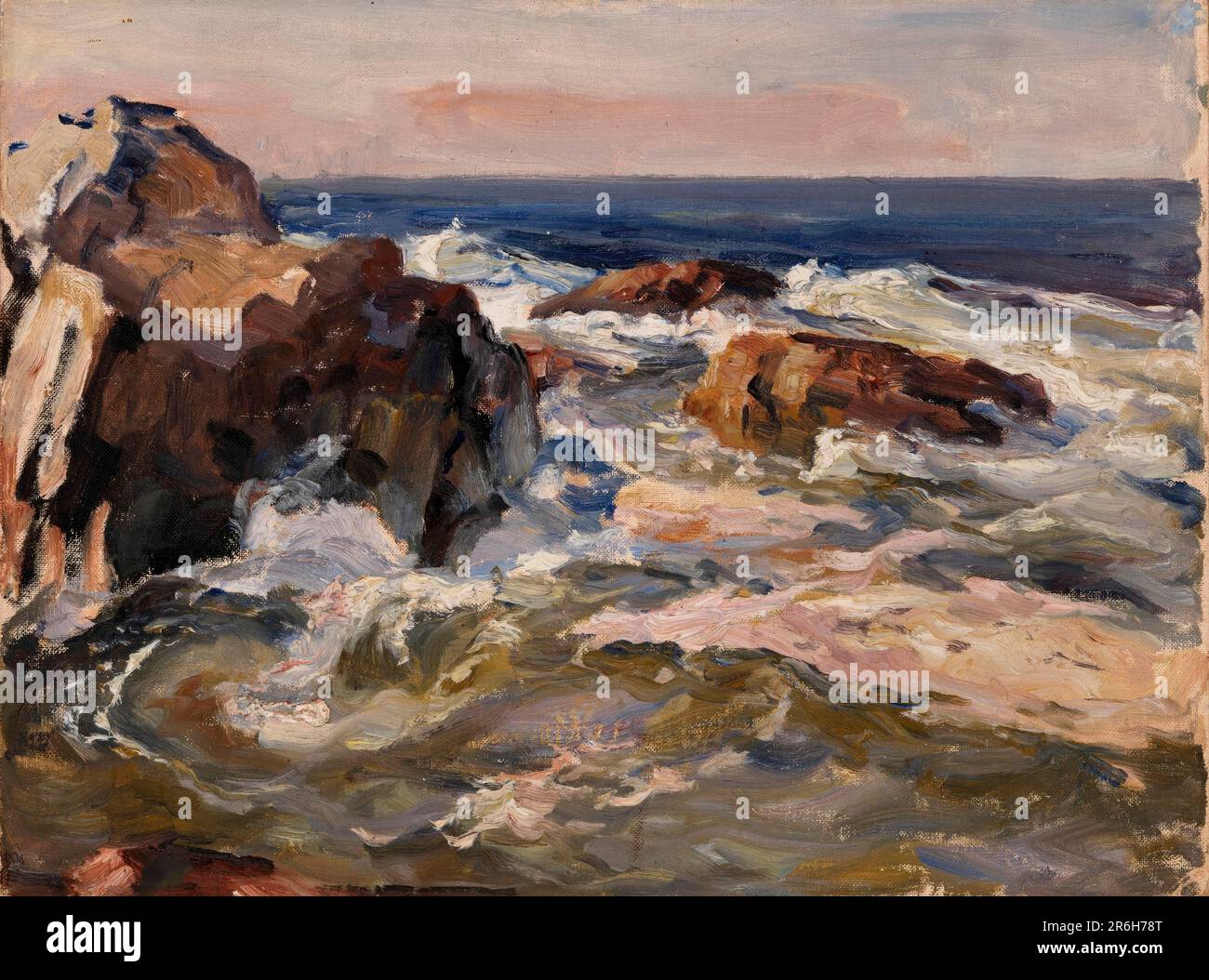 Pirates Cove. Data: N.d. olio su tela montato su cartone. Museo: Smithsonian American Art Museum. Foto Stock