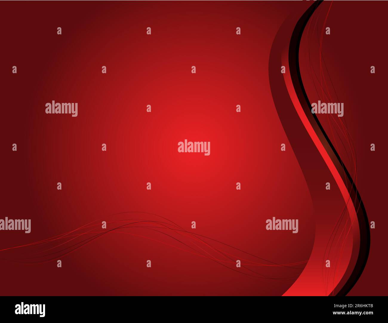 Sfondo con abstract linee lisce e onde Illustrazione Vettoriale