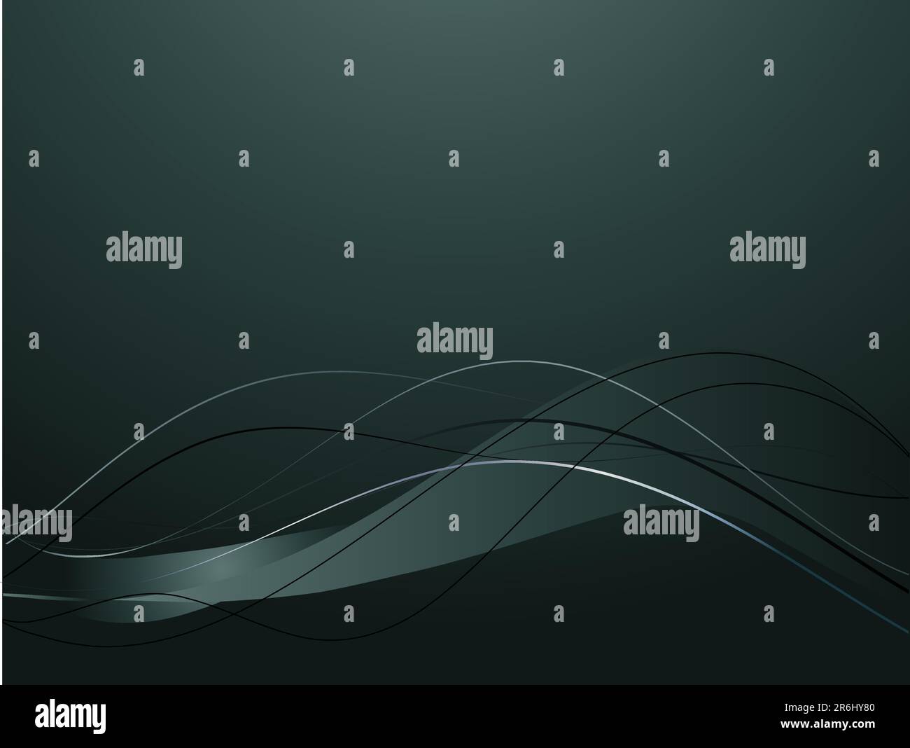 Sfondo con abstract linee lisce e onde Illustrazione Vettoriale